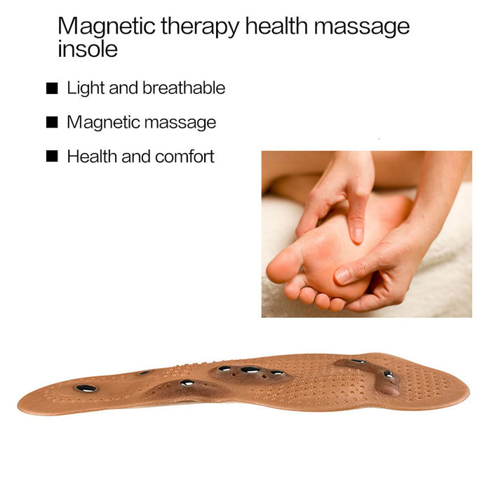 Инсолес точечного массажа облегчения боли магнитные, магнитные пусковые площадки ботинка исключают запахи ноги