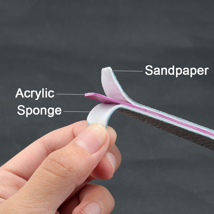 Серая забота ногтя цвета оборудует размер пилочки для ногтей 18 кс 2 кс 0.4км шкурки для заботы пальца