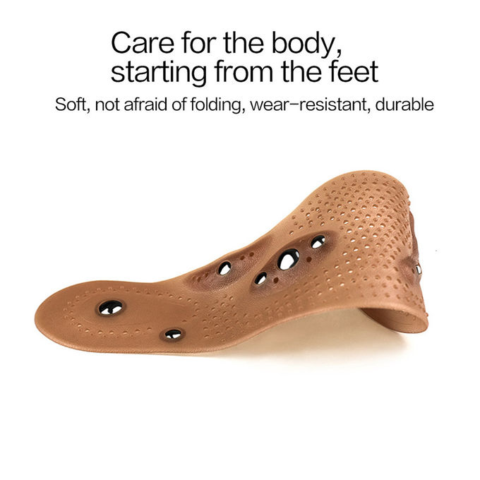 Инсолес точечного массажа облегчения боли магнитные, магнитные пусковые площадки ботинка исключают запахи ноги