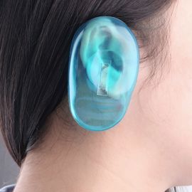 Китай Защитите крышки уха силикона, голубое ясное ухо силикона для личной пользы/салона парикмахерских услуг завод